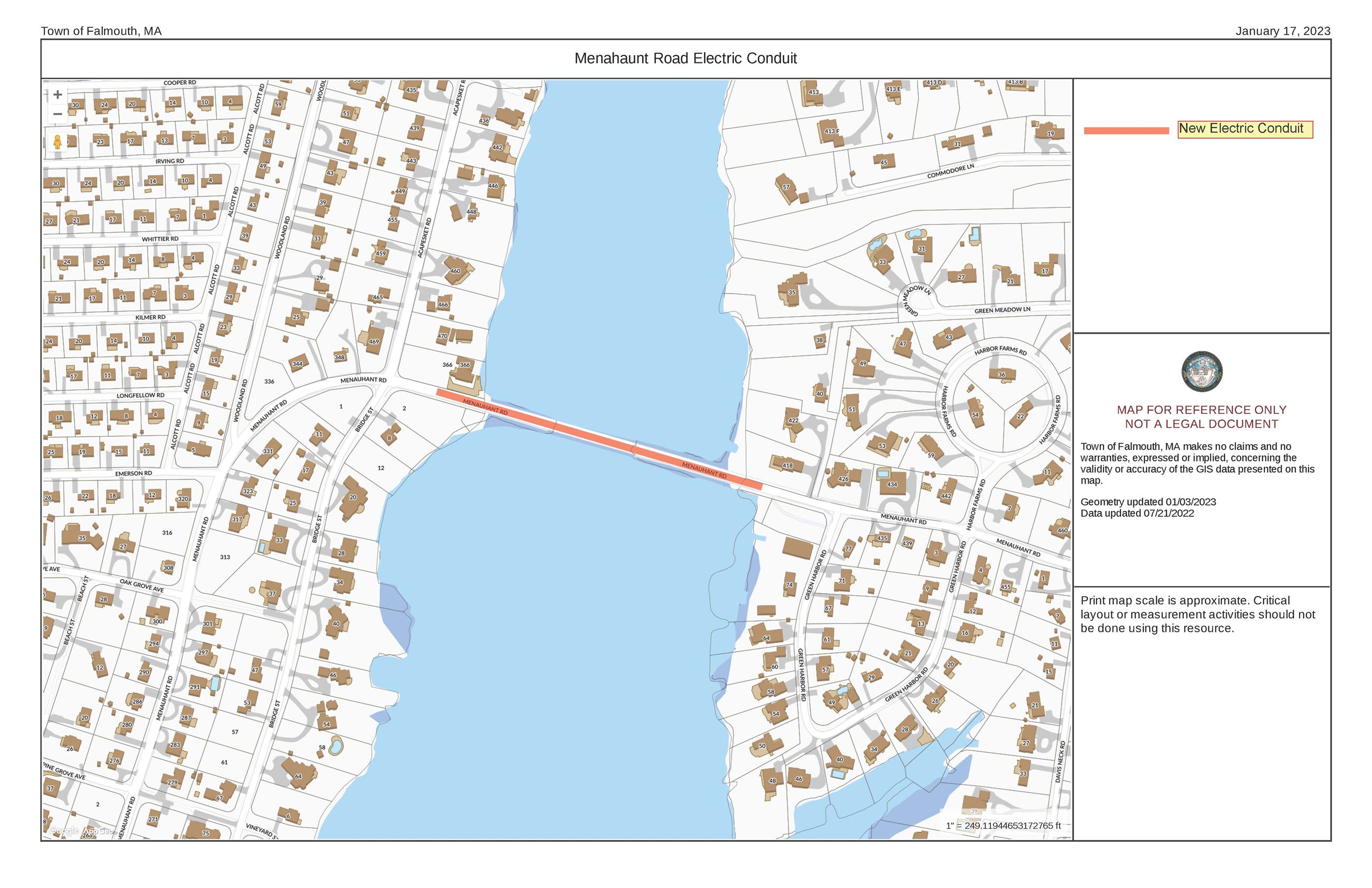 Menauhant Road - Acapesket Rd to Green Harbor Rd