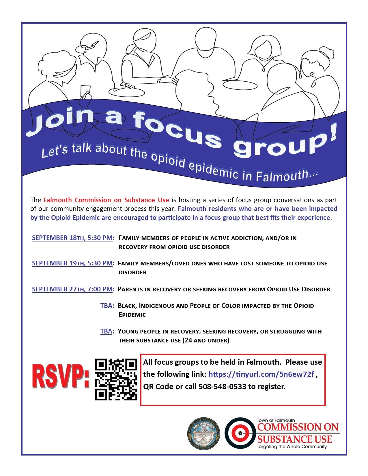 Save the date for Focus Groups