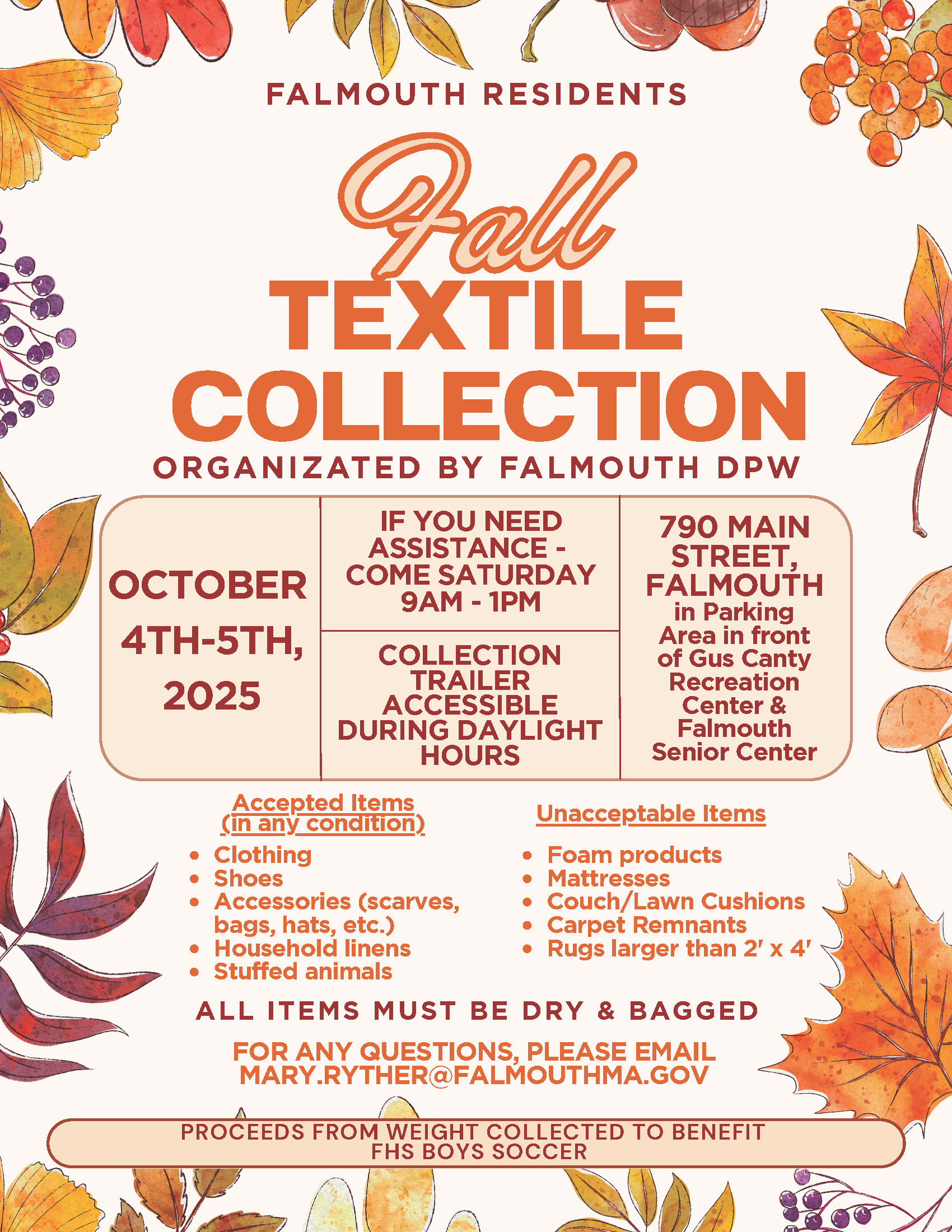 Falmouth Fall 2025 Textile Collection