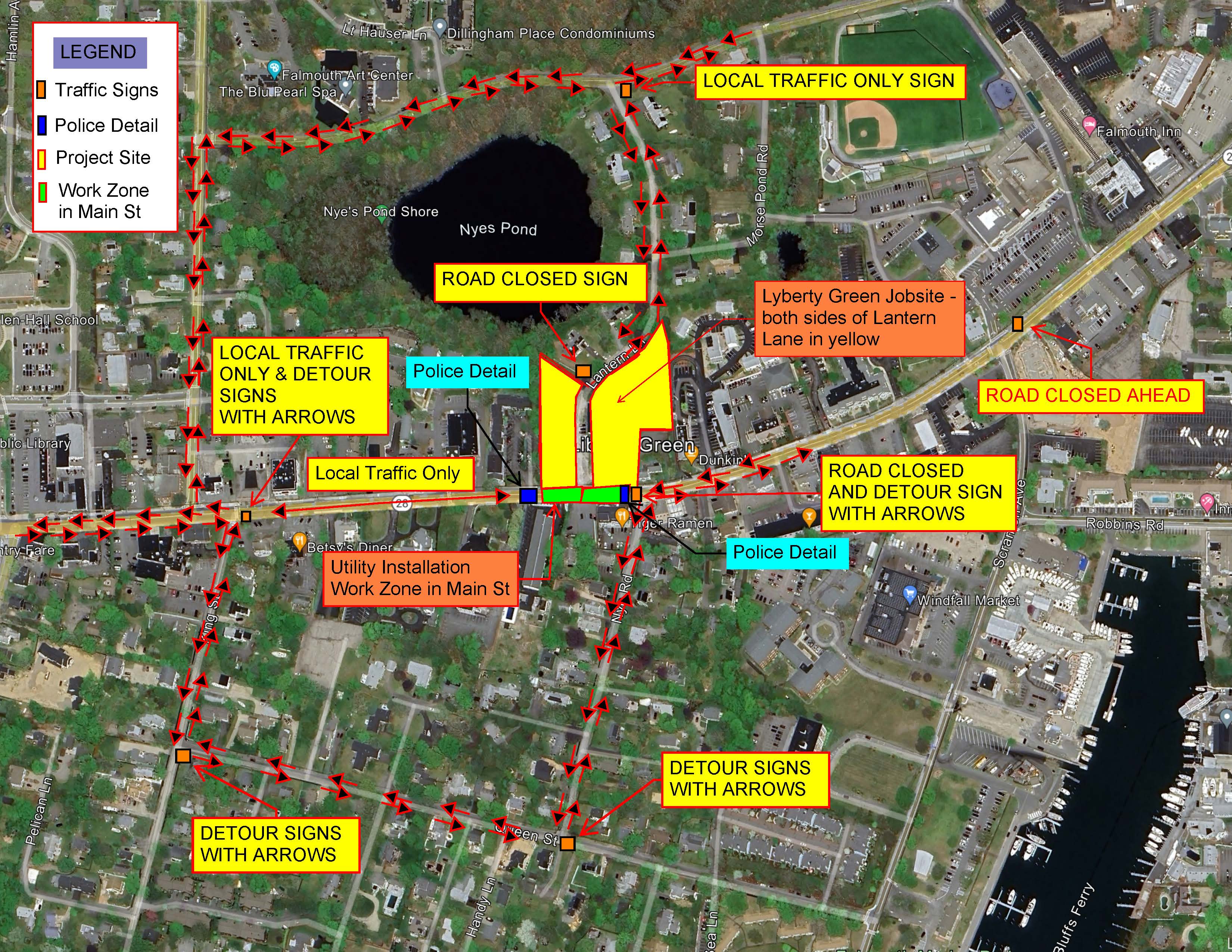 Lyberty Green - Detour Routes