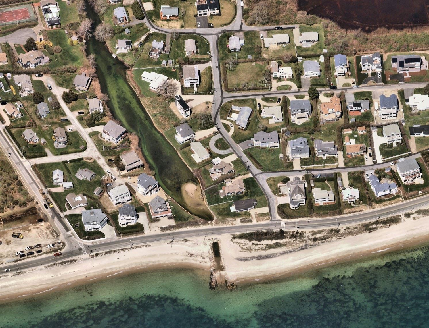 Panorama of Fresh River Outlet