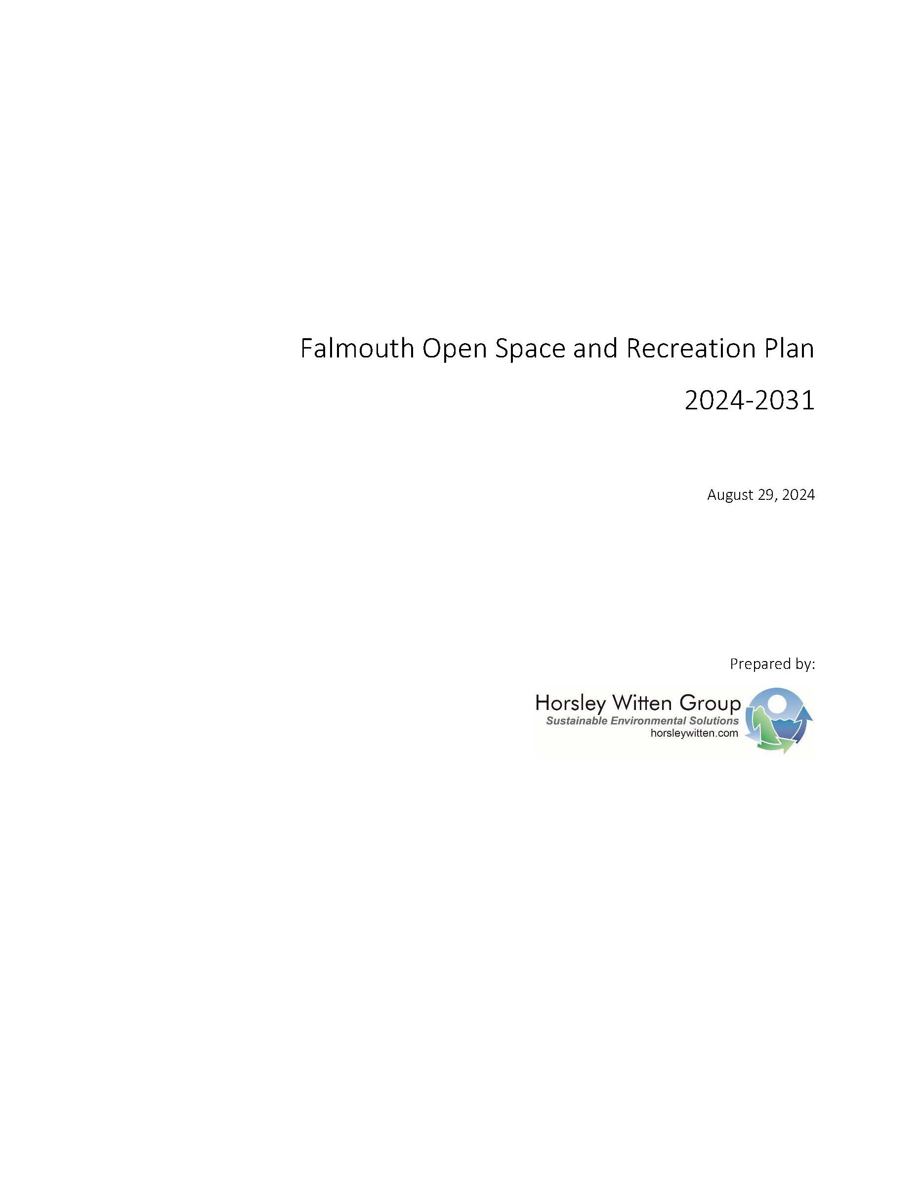 Falmouth 2024 Open Space and Recreation Plan