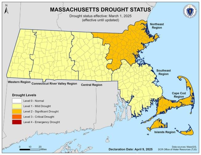Drought Map 4-9-25