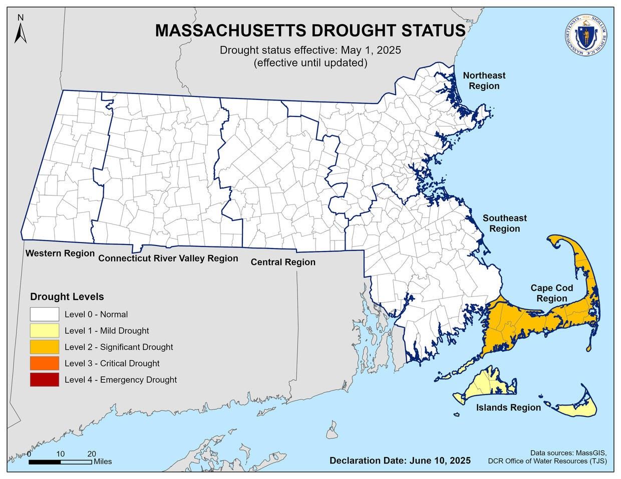 DEP Drought Map