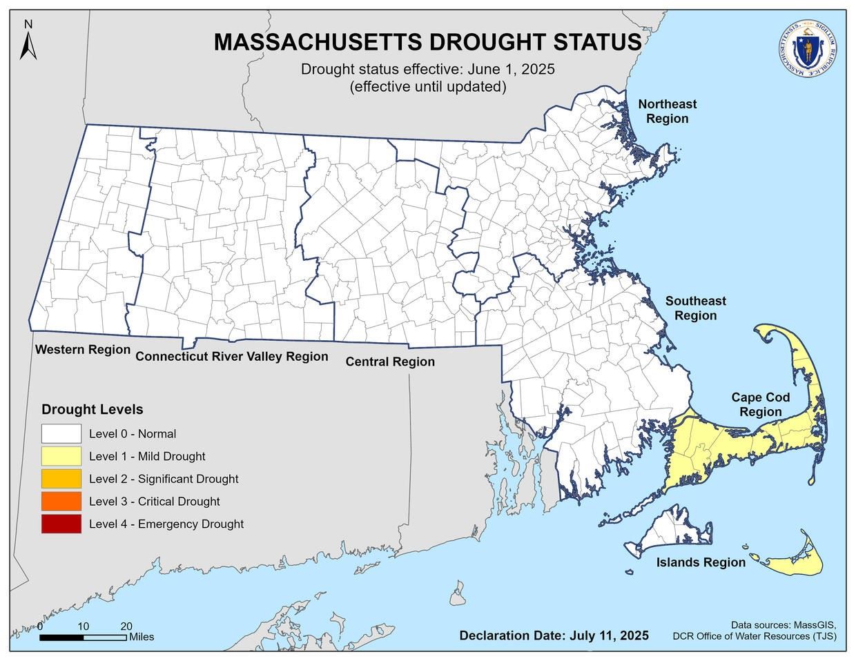 DEP Drought Map